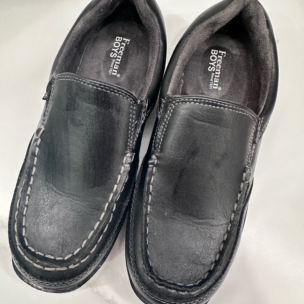 Boys Black Dress Shoes